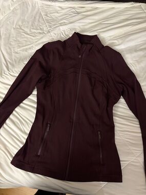 Lululemon define jacket burgundy